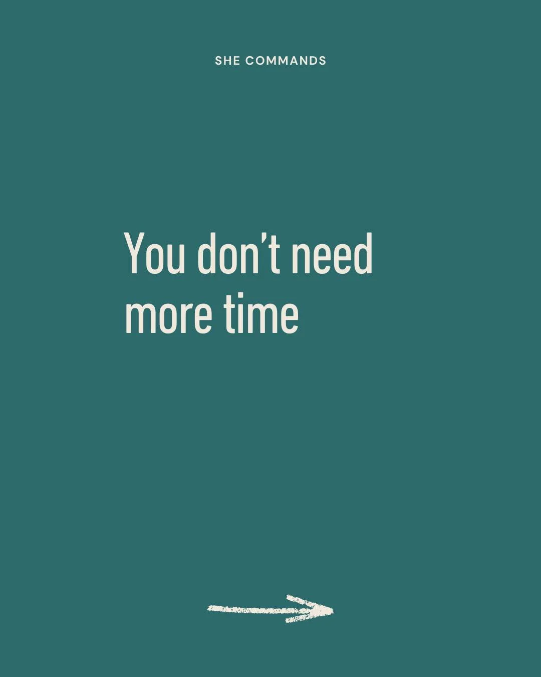 You don't need more time. 

You need fewer distractions.

Join us on 28th March for our innaugral event. Learn more at www.shecommands.ca

#shecommands #womeninmanagement #torontowomen