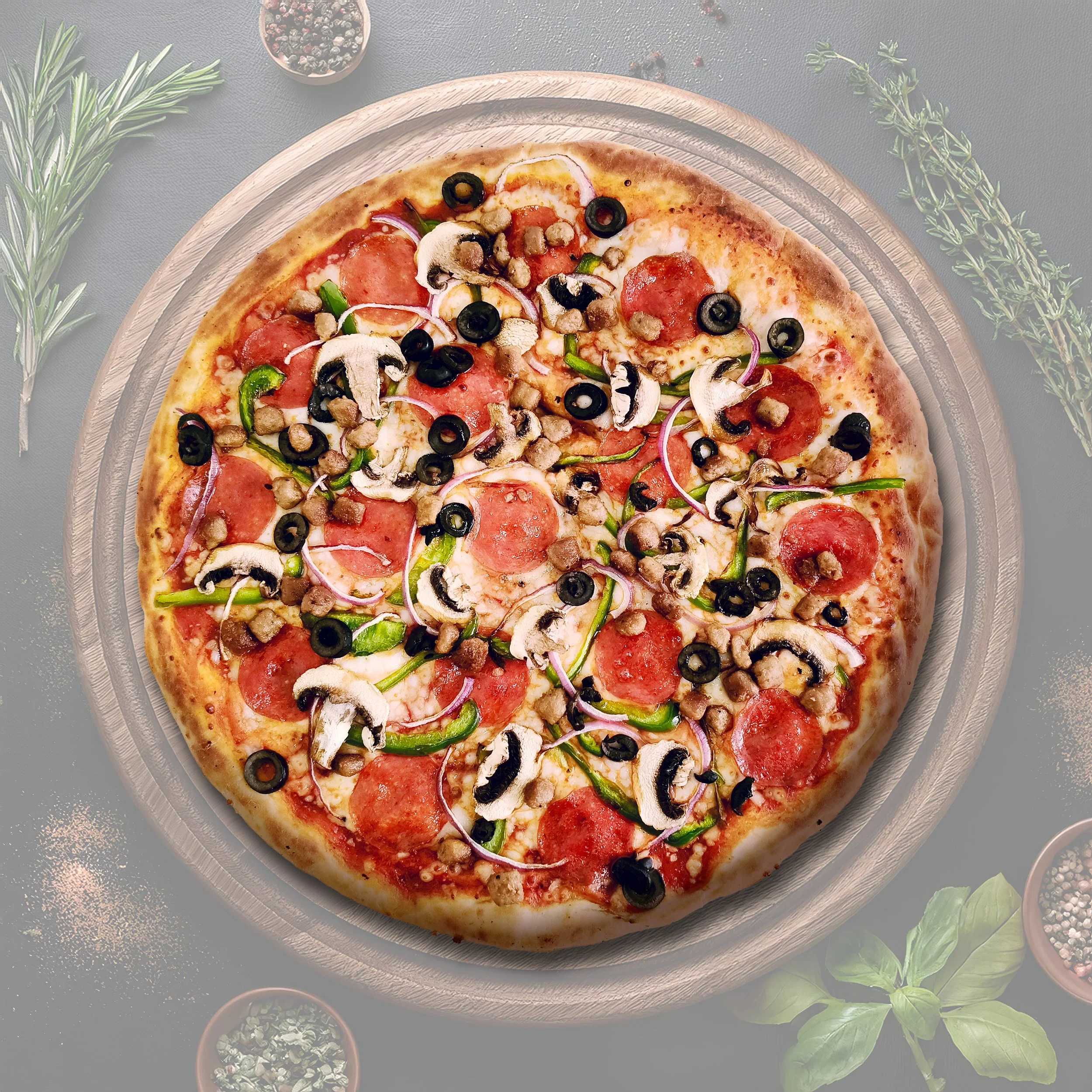 ¡La pizza que lo tiene todo! 🌟