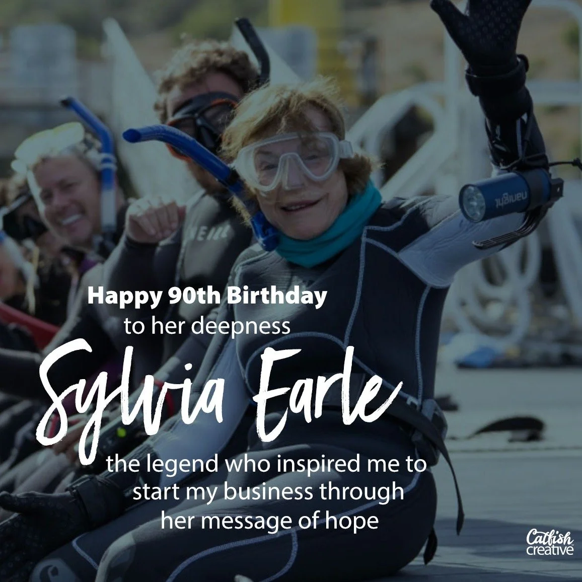 In 2009 I watch the TED wish and it was the first time I heard her speak, since then I have read her books and read books about her, one of the leading women in Marine Science in the world in the 70s, an advocate for Hope Spots around the world to in