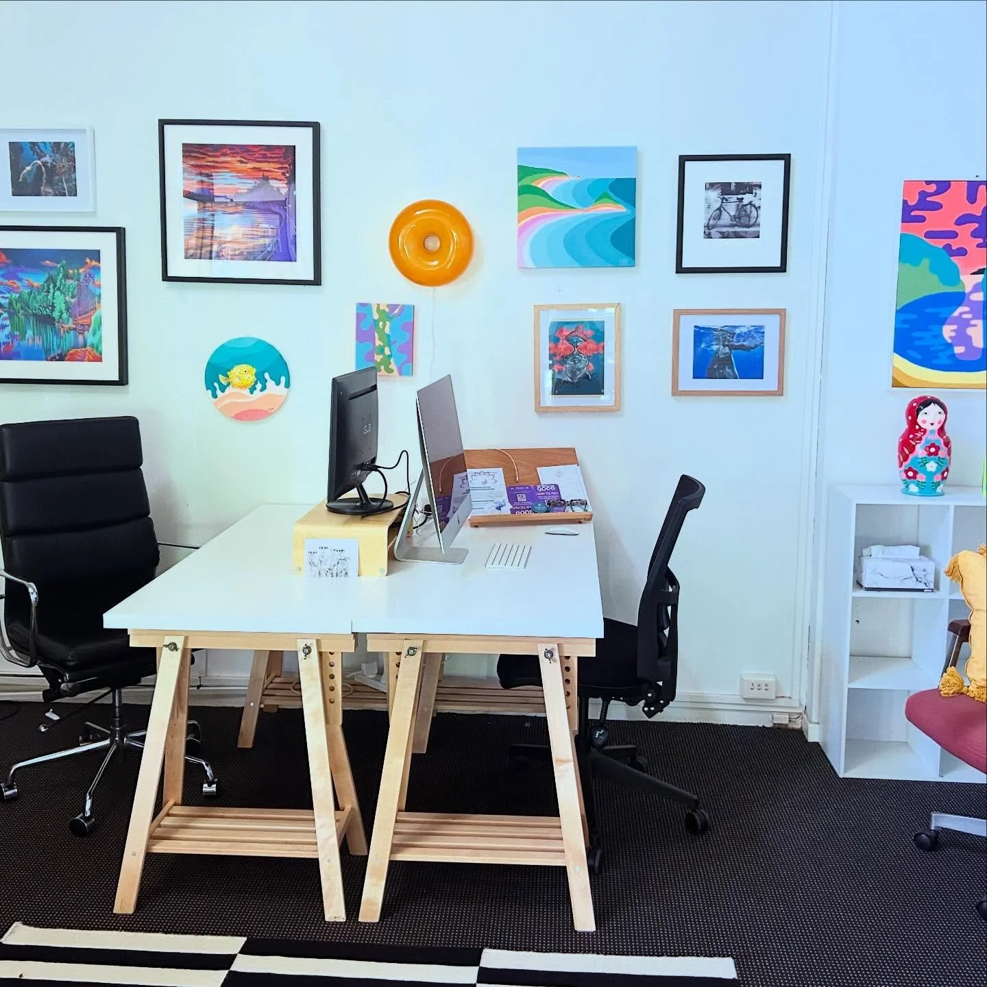 The bay tank is lookin&rsquo; mighty colorful! 🌈 Make work great again!