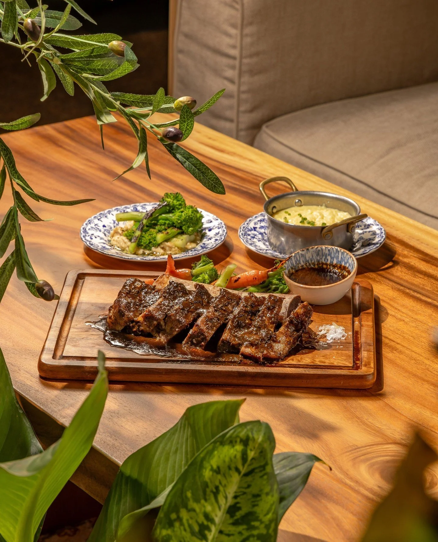 Slow-cooked for 24 hours until they literally melt in your mouth. Our Australian Beef Short Ribs are infused with a deep red wine richness and finished with charred scallions. This is the Barb&ugrave; signature you've been told about. ⁠
⁠
#Barb&ugrav