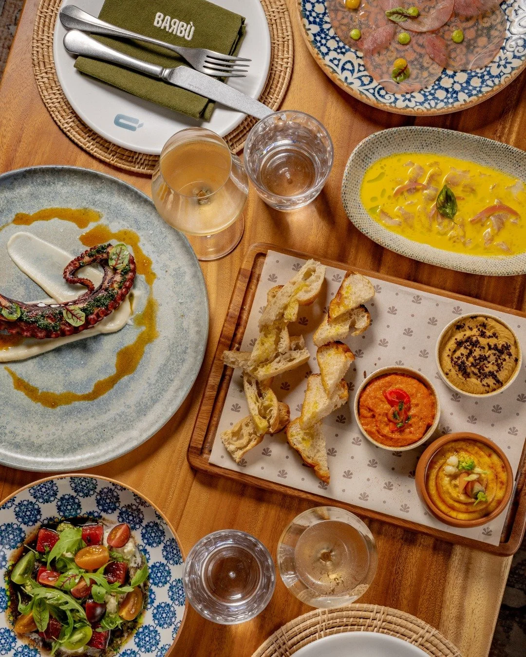 A mediterranean table.