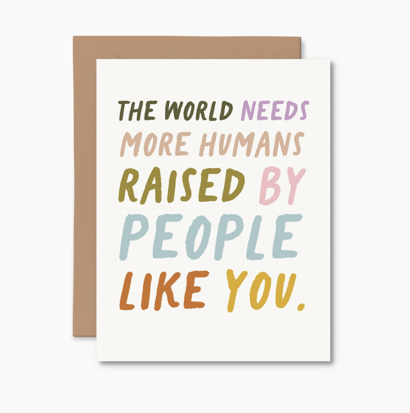 The World Needs More Humans Raise By Baby Card