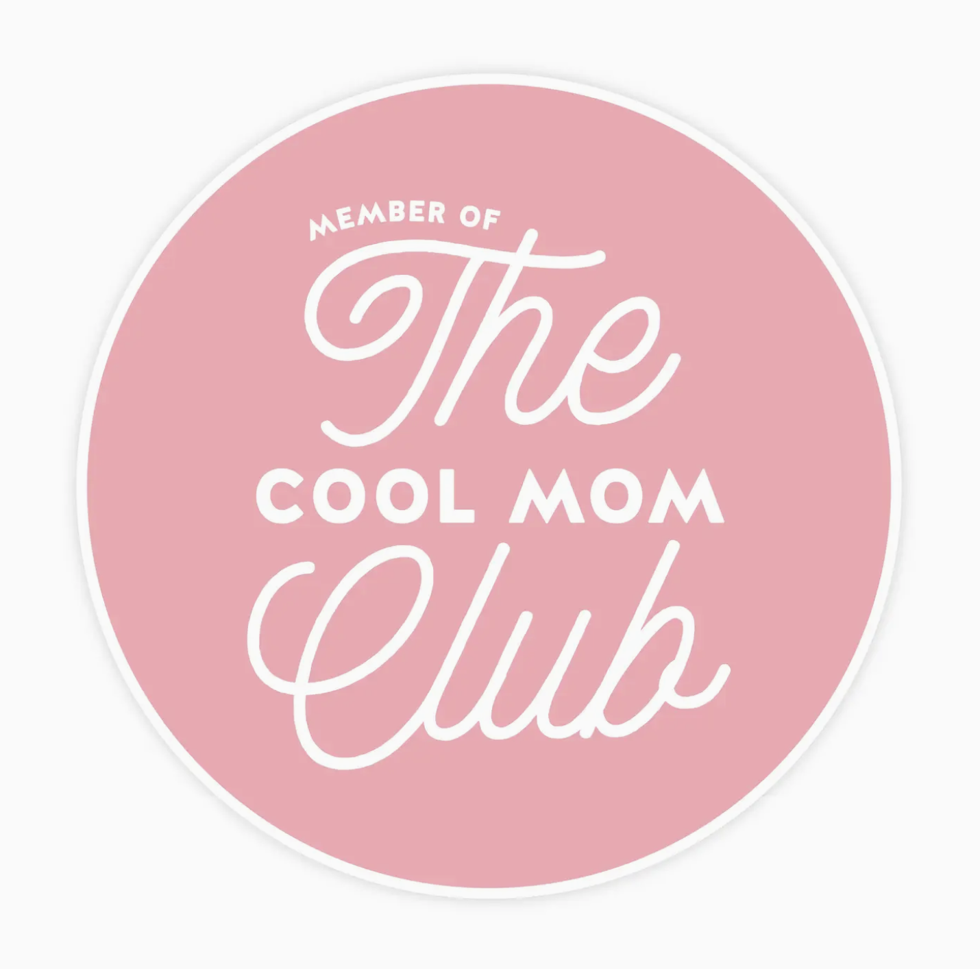 The Cool Mom Club Sticker