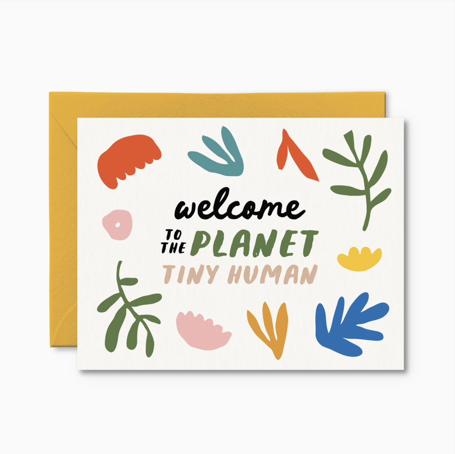 Welcome To the Planet Card Baby Card
