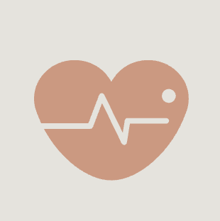 An icon of a heart with a heartbeat line running through it, symbolizing health or cardiology.
