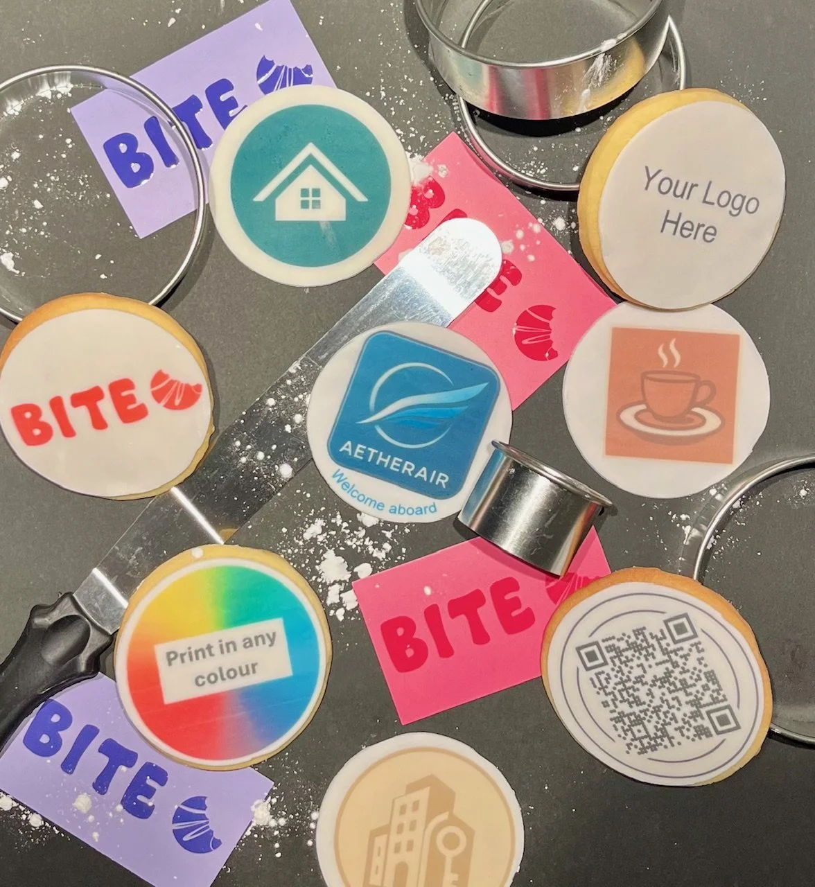 Custom Printed Biscuits