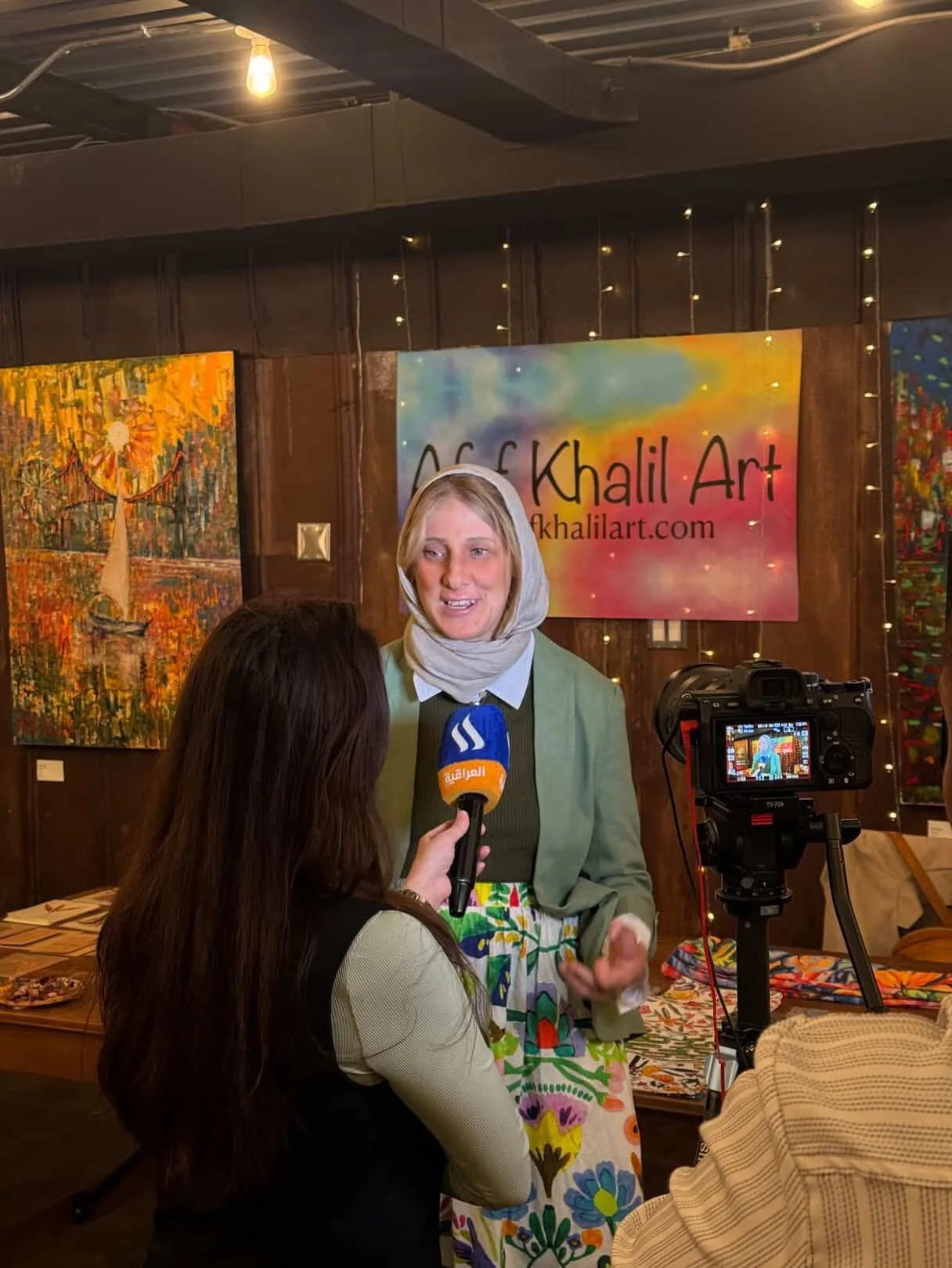 Al Iraqiya Documents Inaugural Art Gallery