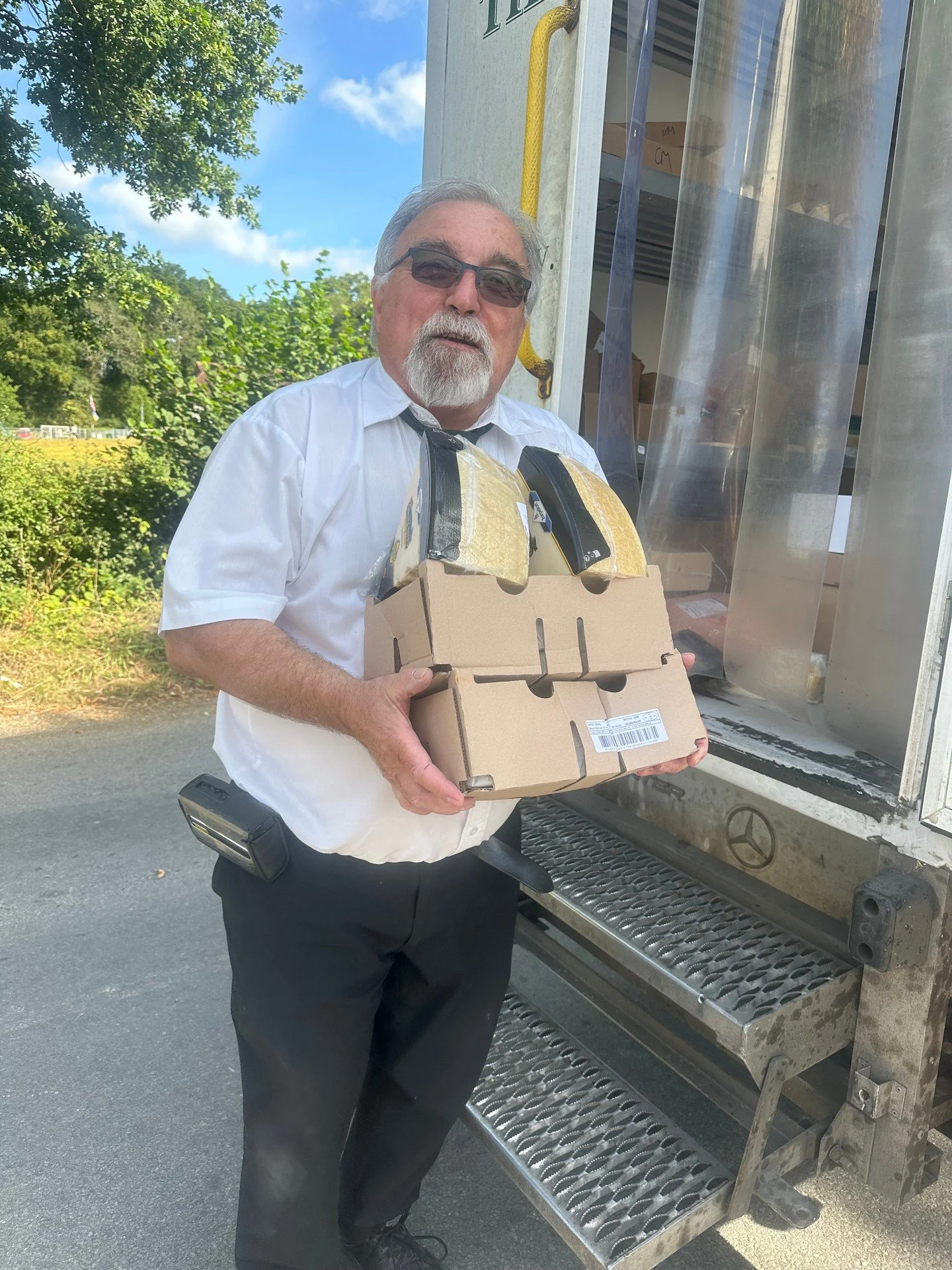 Meet Peter &mdash; our friendly cheese man who delivers fresh cheeses to us each week. We&rsquo;re proud to support local suppliers like him!
 &quot;The Cheese Man&quot; are a local family run company  who  are ever mindful of how important food mile