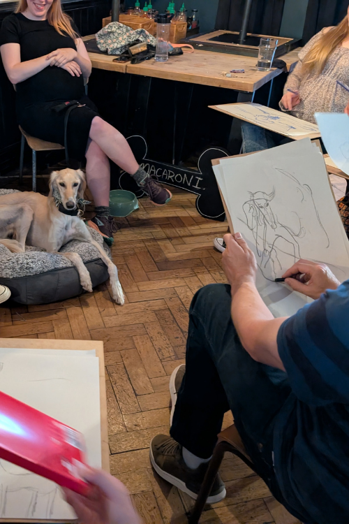 fft Western - Dog Life Drawing