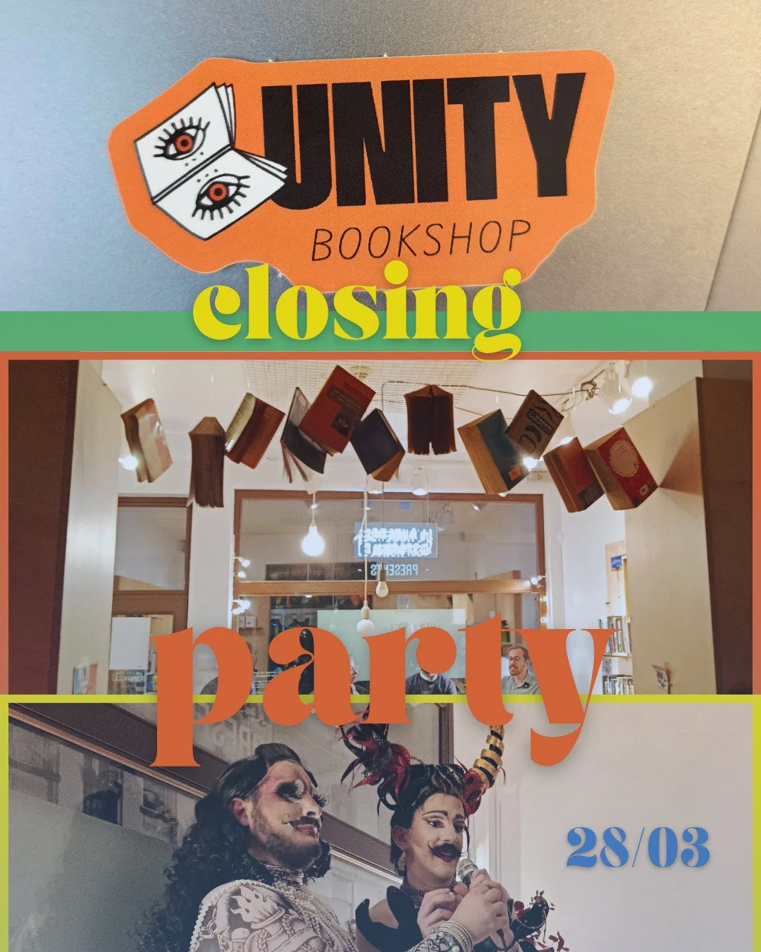 SAVE the DATE! Last chance to browse through our books at @laubergeespagnole.bxl and celebrate our time in glorious Etterbeek!

Are you ready for the party? 

From 6pm onwards, come for literary games, aperitivo, open mic and DJ set!

An event opened