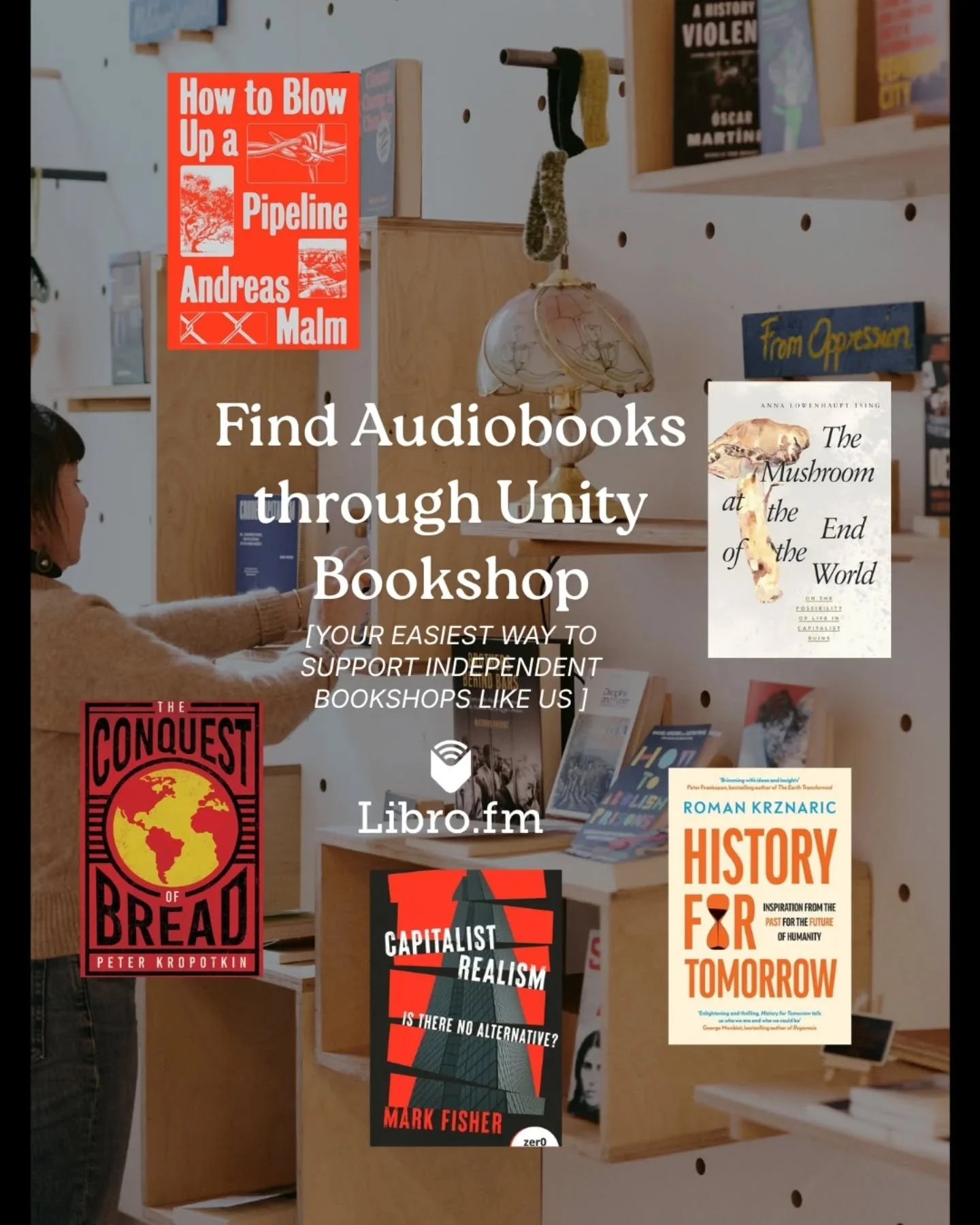 Follow us on https://libro.fm/unitybookshop
And find your ethical way to listen to books, pay fairly the book industry channel, and share your thoughts amongst readers!

Thank you for your support and see you soon in Brussels!

#libro.fm
#boycottamaz