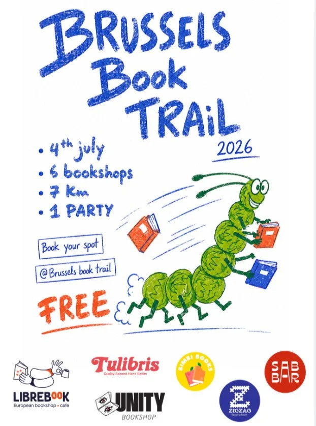 We are so excited to invite you to the very first Brussels Book Trail 2026 happening on Saturday the 4th of July, all day!!

Follow @brussels.booktrail &amp; find your own way to hop one independent bookshop to another within one day, get a free post