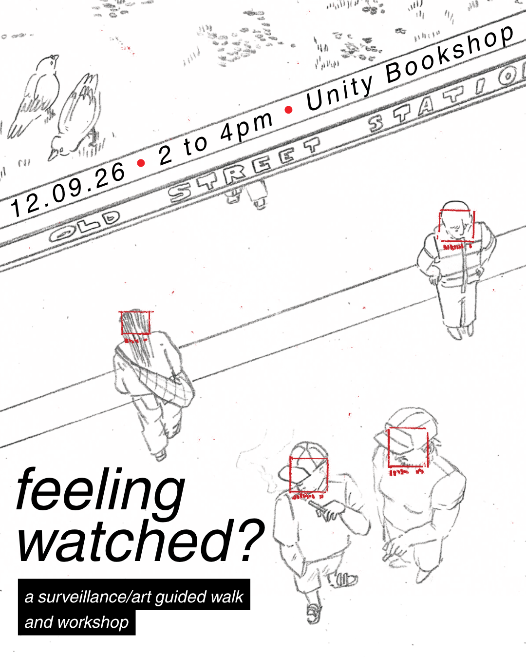 Feeling Watched? A Surveillance/Art Guided Walk and Workshop