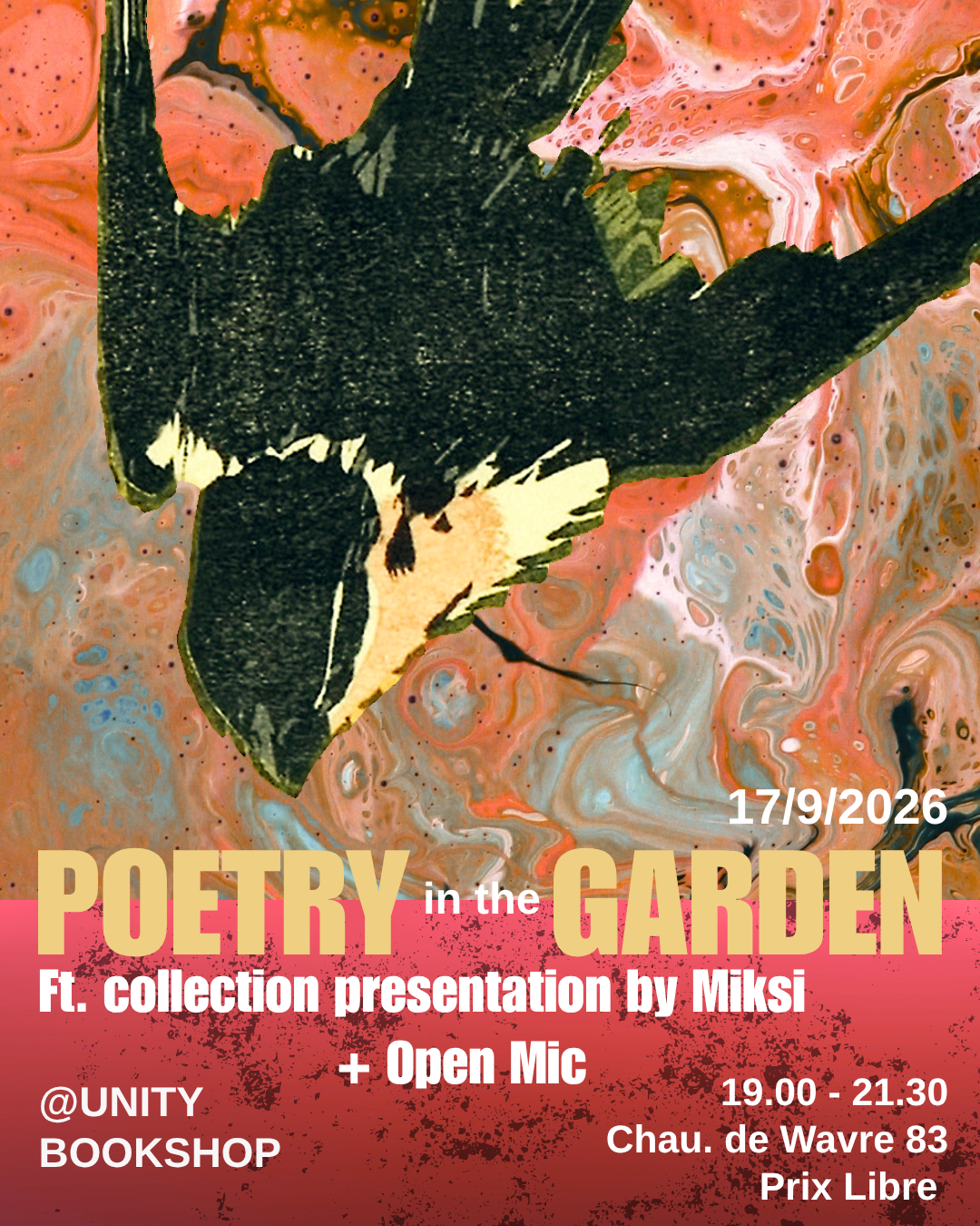 Poetry in the Garden at Unity Bookshop