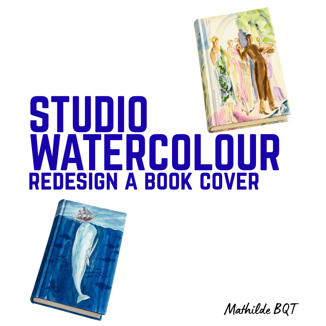Studio Watercolour - Redesign a book cover 