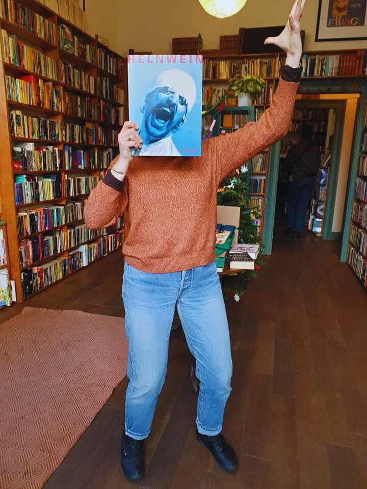 Bookseller in a bookshop