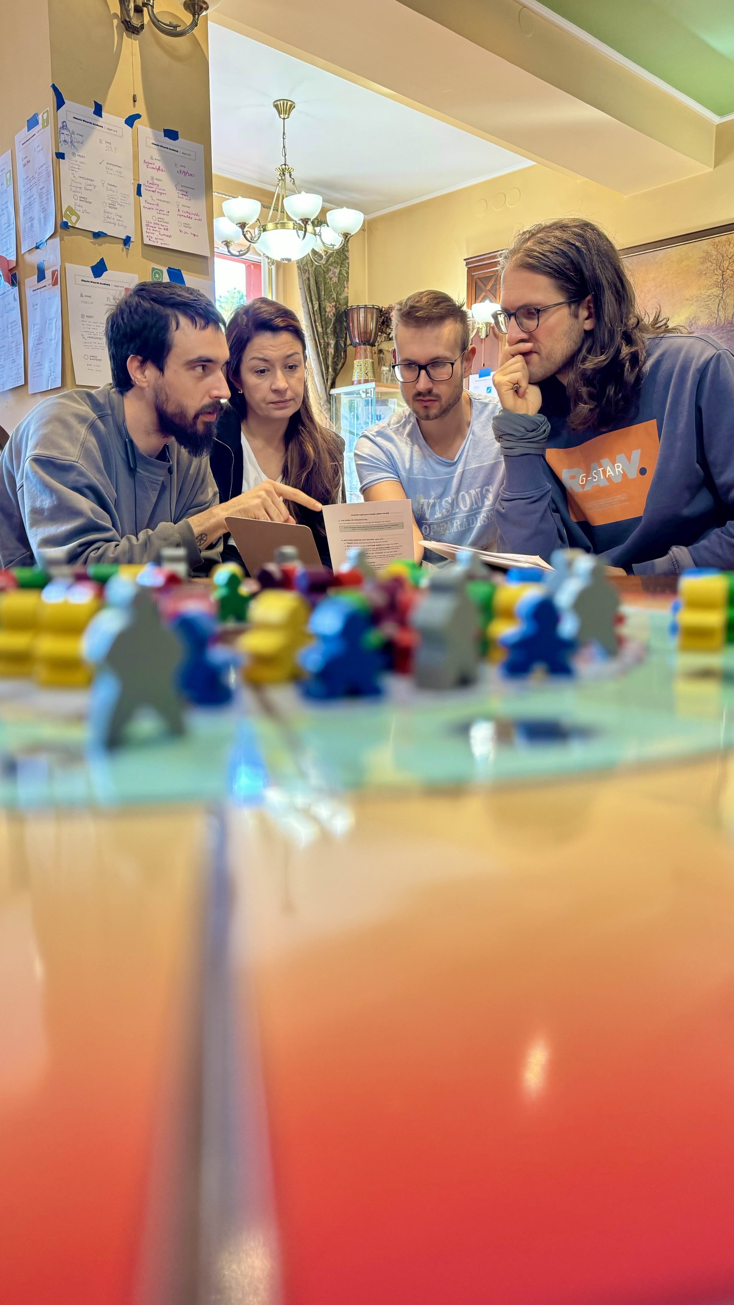 Training in Polen zu Spielen zum Thema Klimawandel