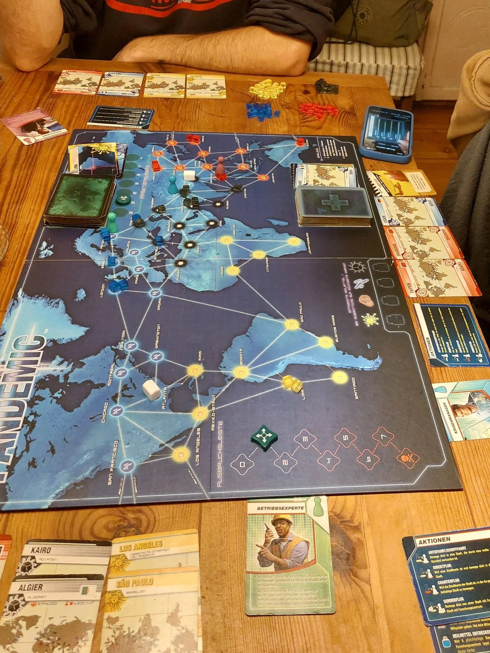 Wir testen das Spiel Pandemie. Motivierend und viel Kooperation. Aber eignet es sich zur Vermittlung "grüner Kompetenzen"?