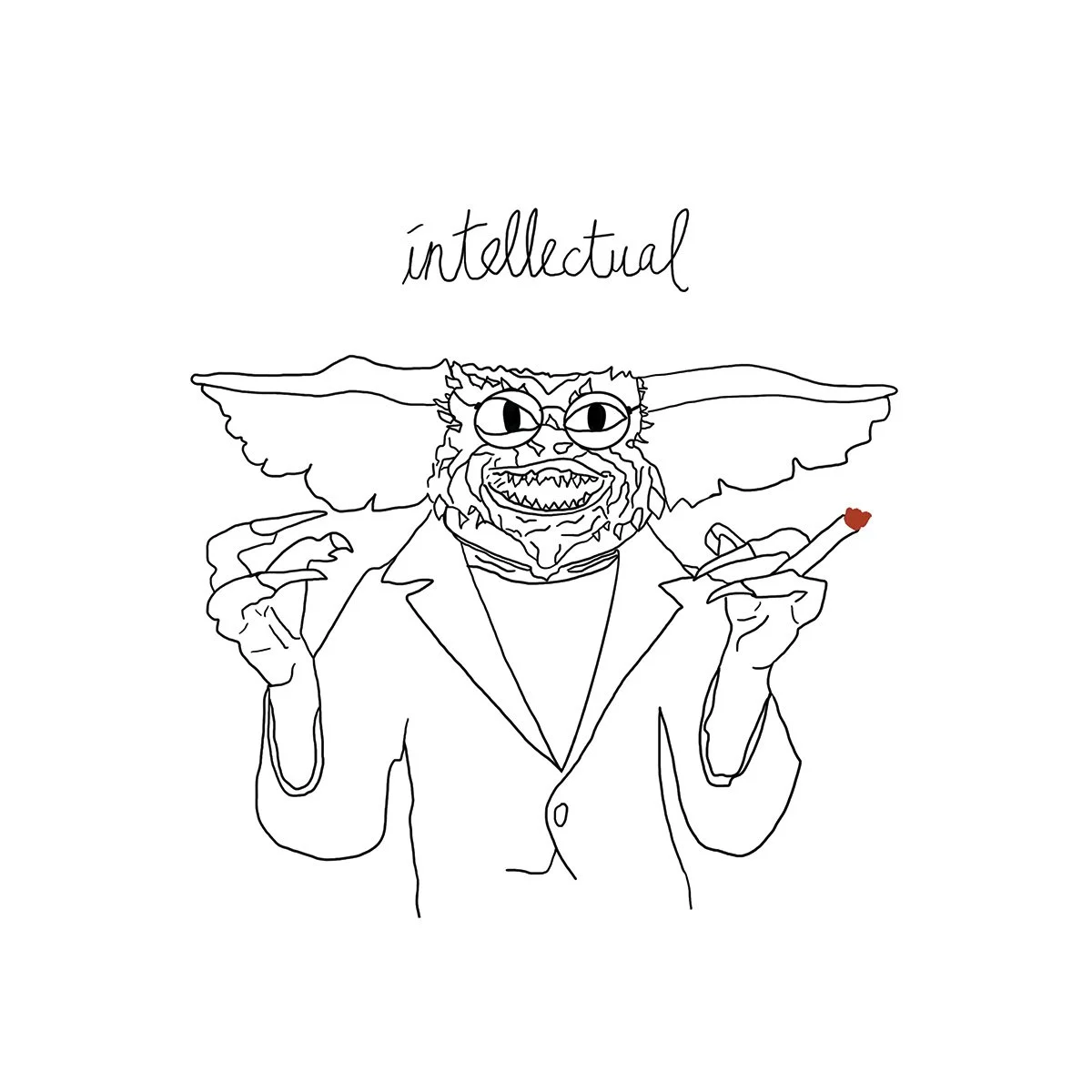 Intellectual 
10x8 inches