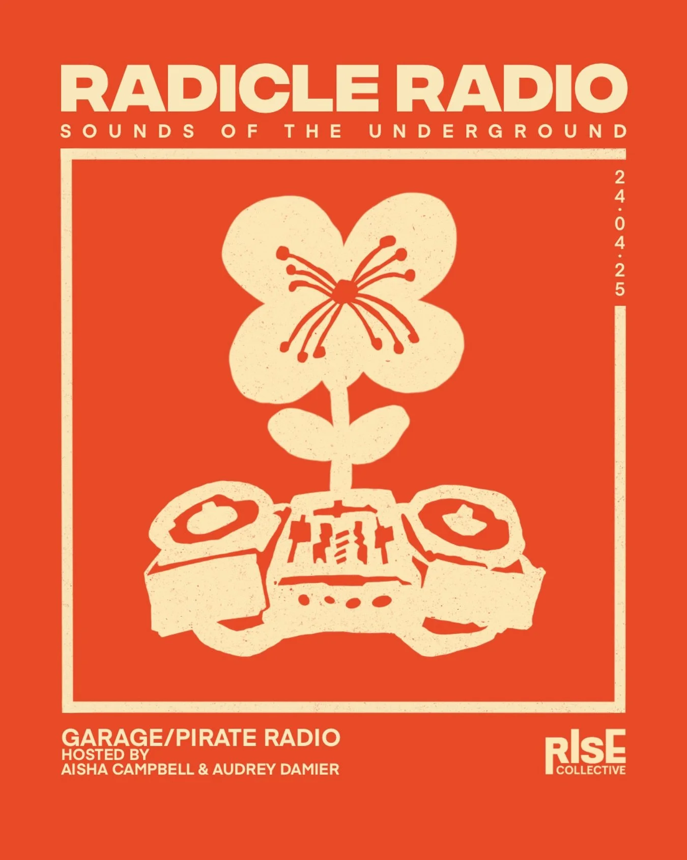 🌱💿UKG - Sounds of the Underground💿🌱
This episode of Radicle Radio digs into the roots of UKG —born in the bedrooms, basements and pirate stations of the 90s!⚡️
Our host @aishacampbell will be in the studio with @audrey.slmt on production,