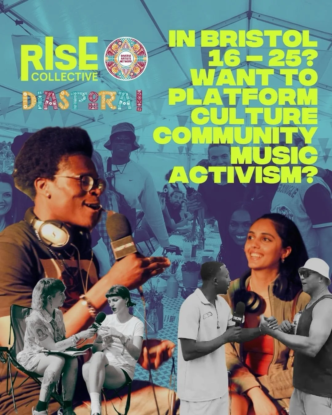 *Calling Bristol &amp; South-West based aspiring journalists, content creators, filmmakers, editors aged 16 - 25.* 
💫PAID Press Team Opportunity💫 

The RISE Collective is putting together a small crew of 16-25 year olds to be part of the press team