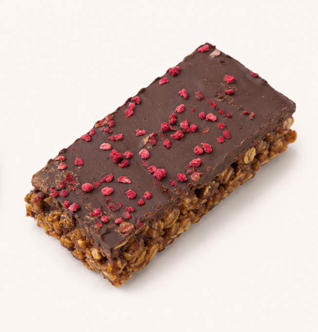 Rasberry & Dark Choclate Flapjacks (9)