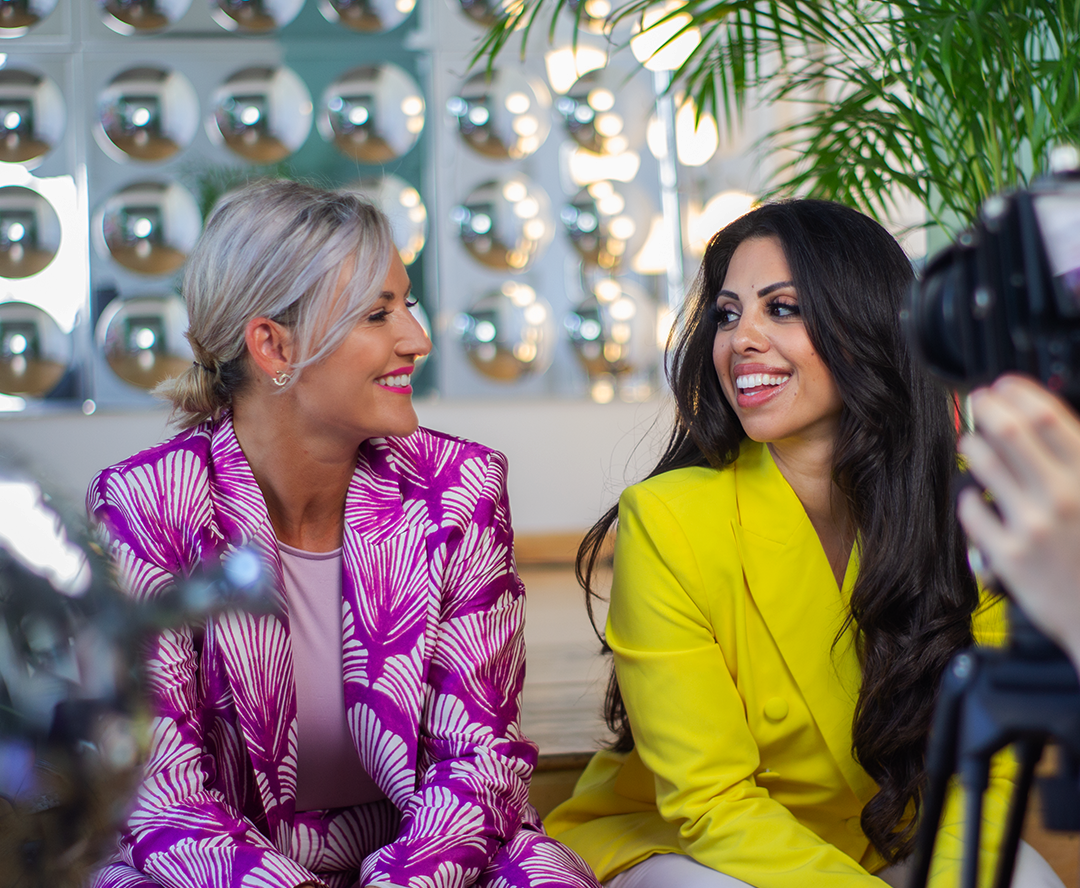 "I have always done content myself, but Rosalia helps me deliver my message confidently and clearly on camera. She's guided me and helped me launch a brand-new business with amazing content that saved me hours of time!" - Kim McGinley, VIBE Finance