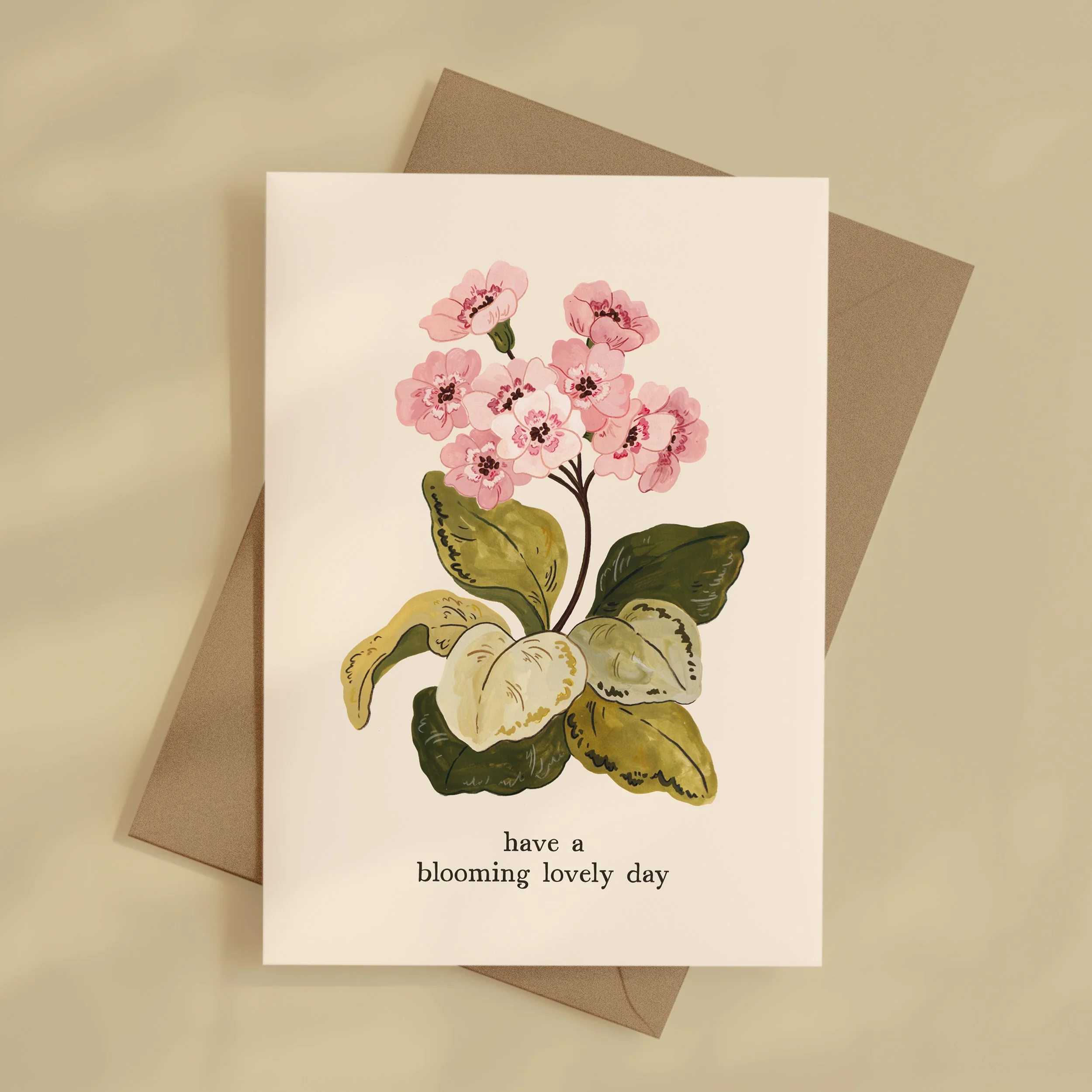 "Have a Blooming Lovely Day" Greetings Card