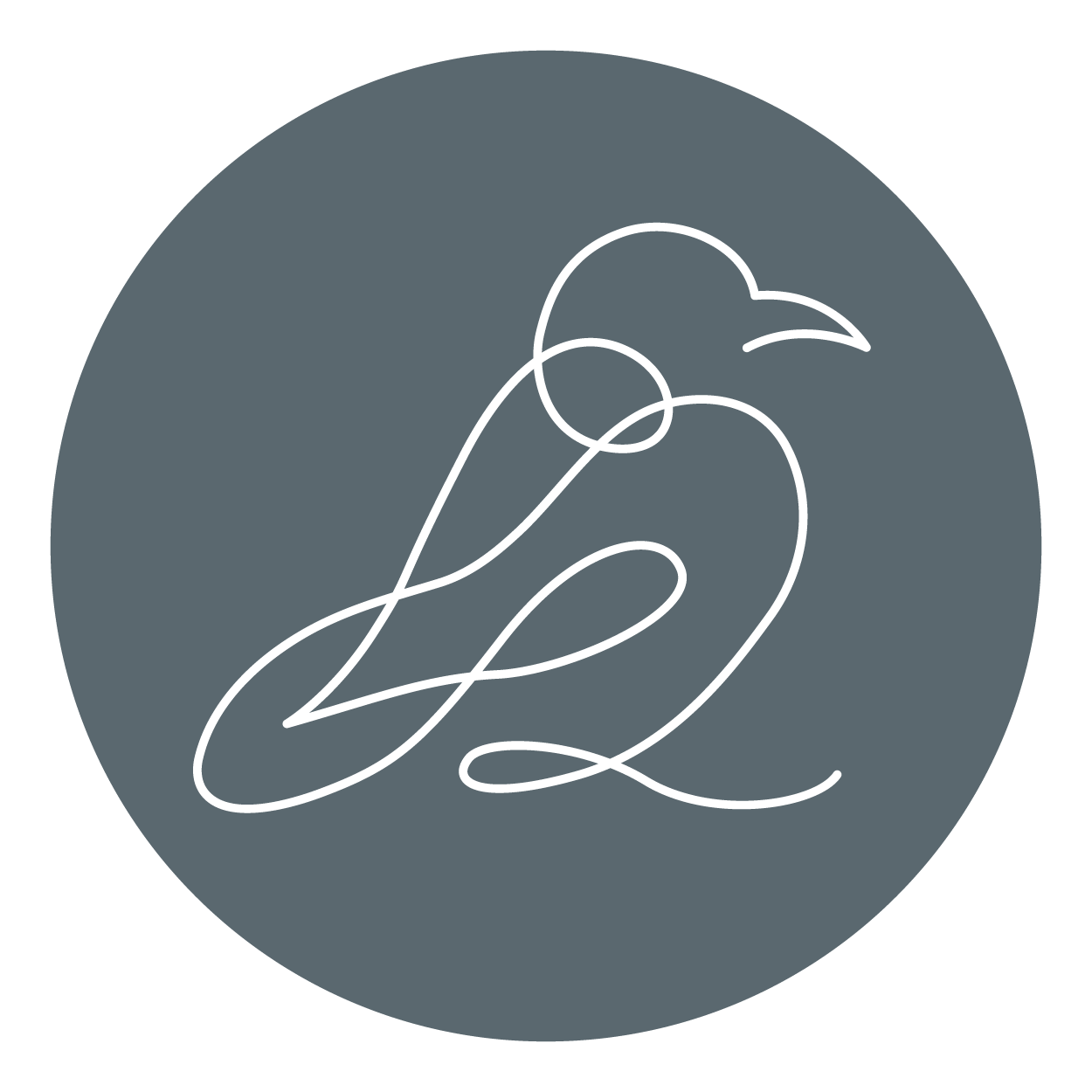 Skylark Pelvic Health submark logo in dark blue.