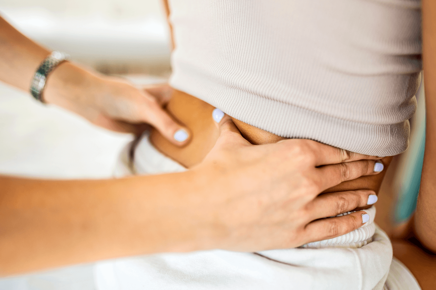 Ridgefield pelvic floor physical therapist supporting postpartum client at Skylark Pelvic Health.