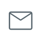 Blue email icon.
