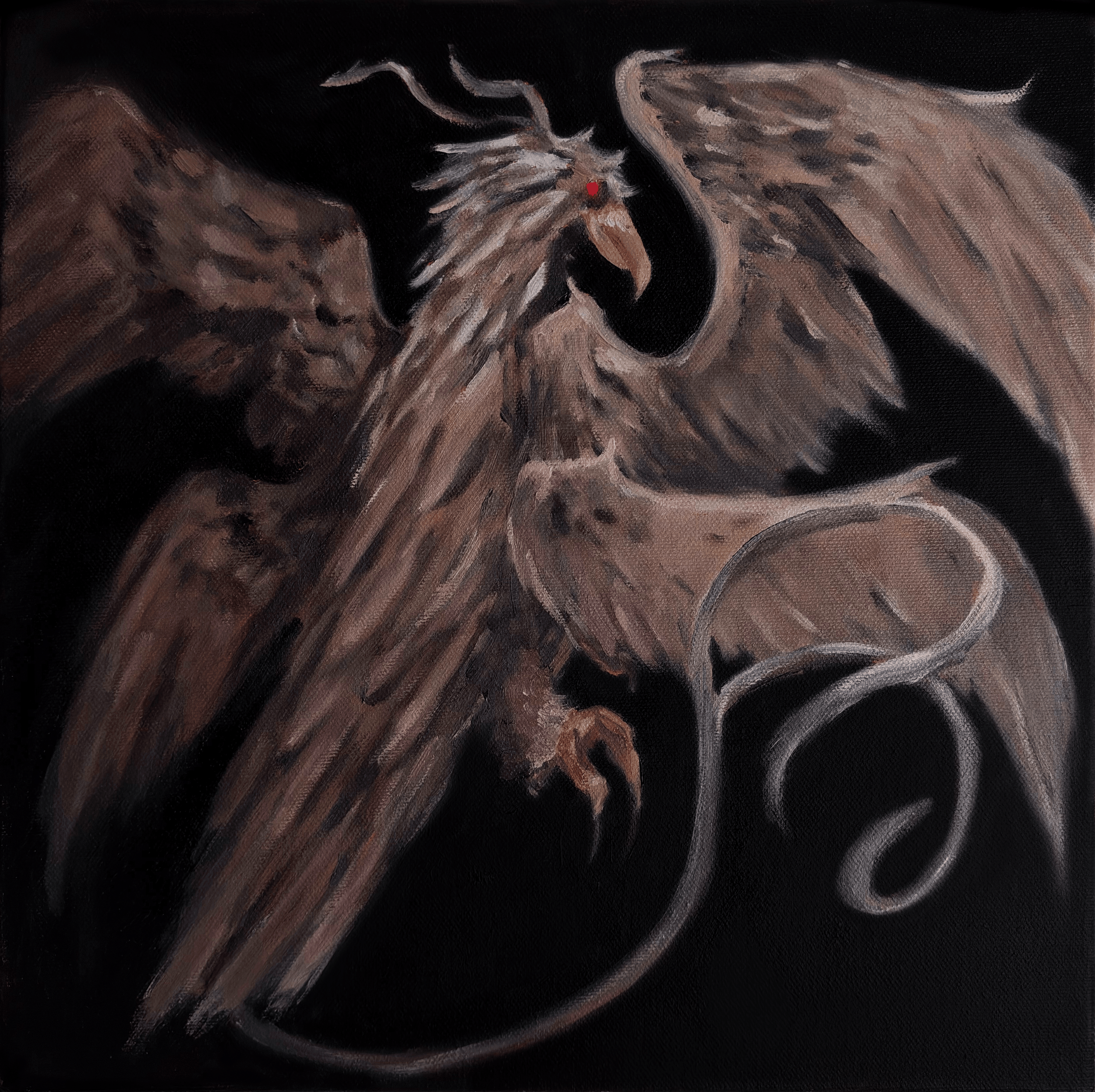 'Strength', oil on canvas, 30x30cm