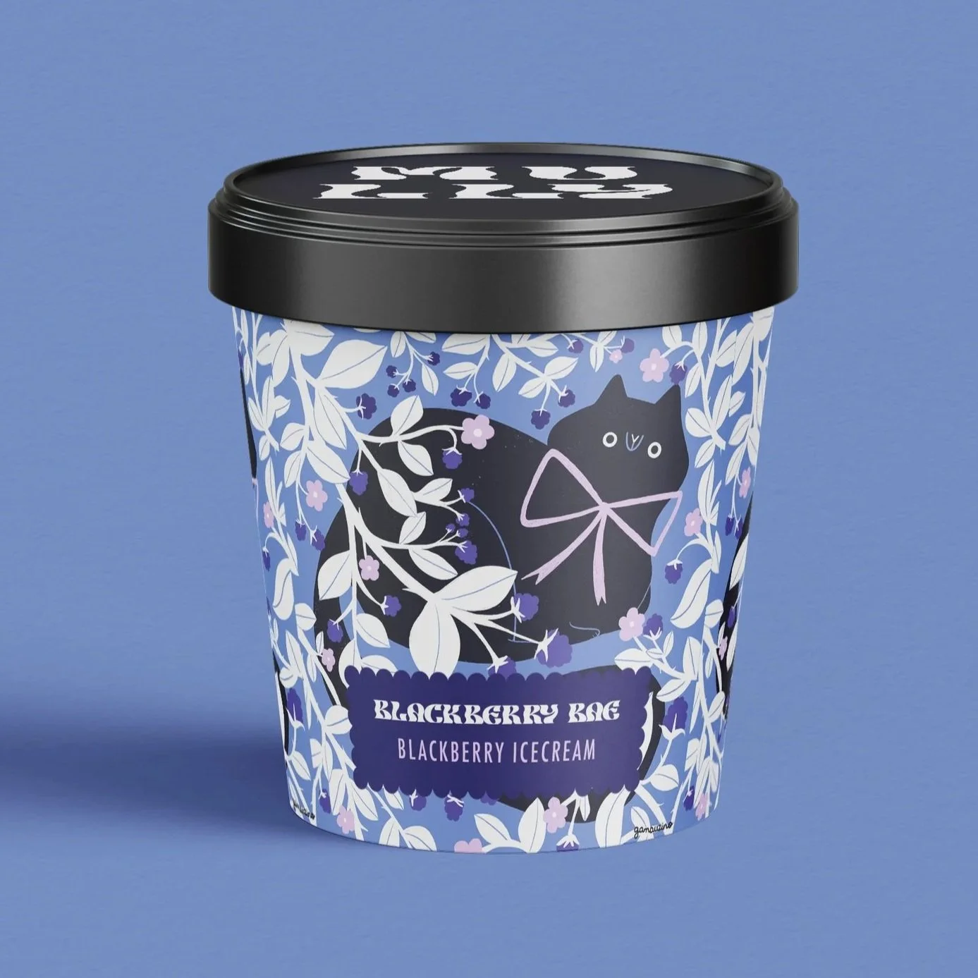 Illustration Ice Cream Casa da Mully vegan coffeeshop lisbon gambuzino
