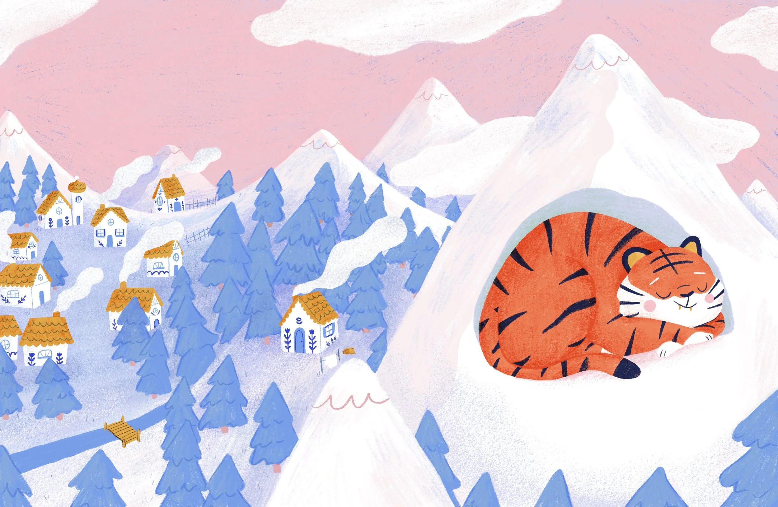 Too Scary for a Tiger! Spread 1.jpg