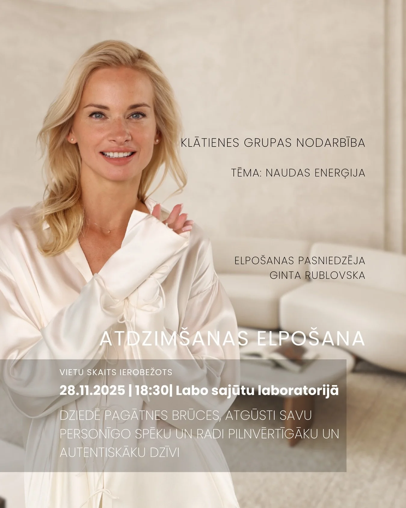 Nauda ir enerģija, kas seko mūsu domām un darbībām – tā ir veids, kā mēs izpaužam savu spēju radīt un saņemt. Bob Proctor
Mainot savu domāšanas veidu, atbrīvojoties no ierobežojošiem uzskatiem, tostarp zemapziņas blokiem, un veic