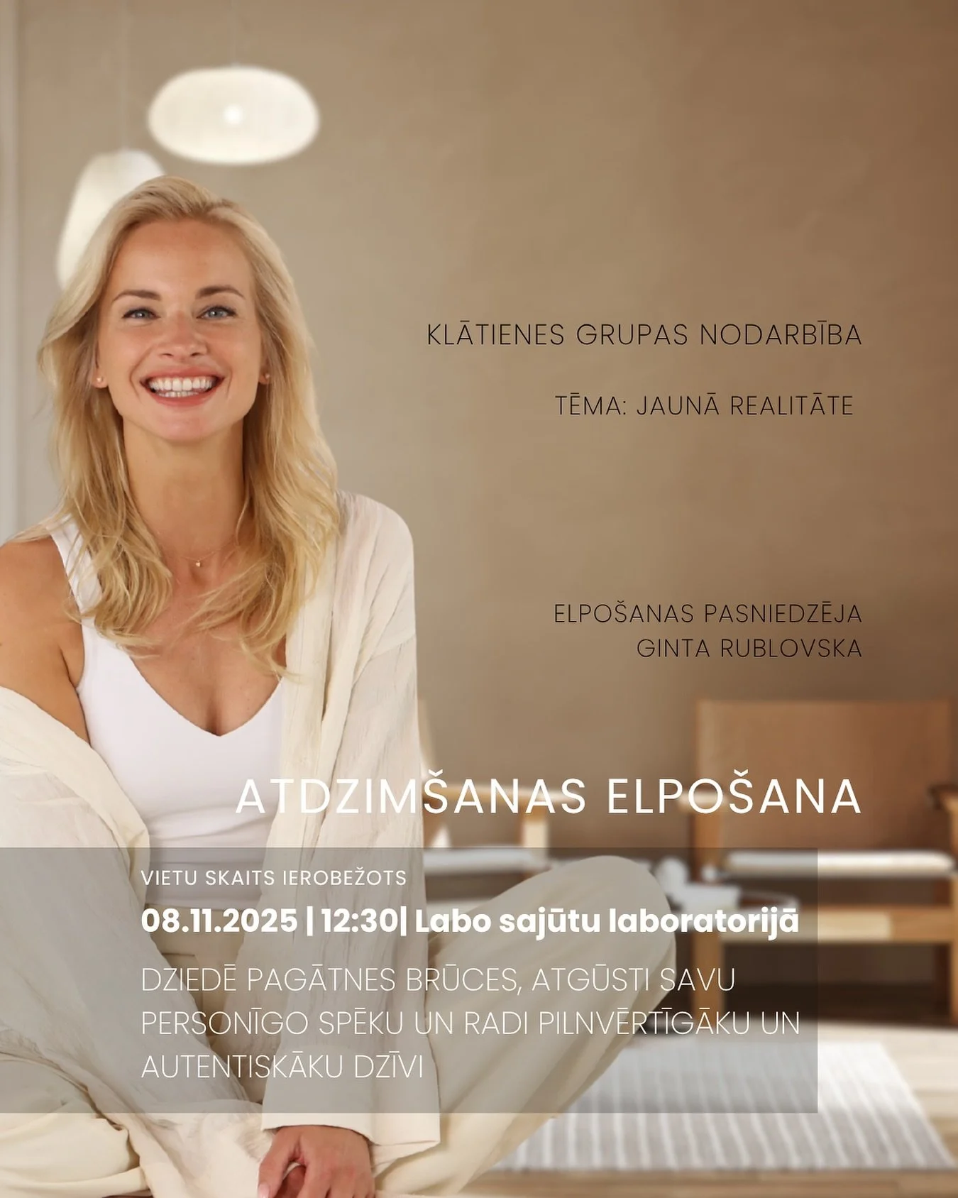 Mums ir spēks mainīt ne tikai savas dzīves notikumu sērijas, bet arī izveidot visai cilvēcei labvēlīgas laika līnijas.
Bet vispirms Mums ir jāatzīst Mūsu pašu ierobežojumu ilūzija un jāatmet neredzamās važas, kas pastāv tikai pateicoties Mūsu