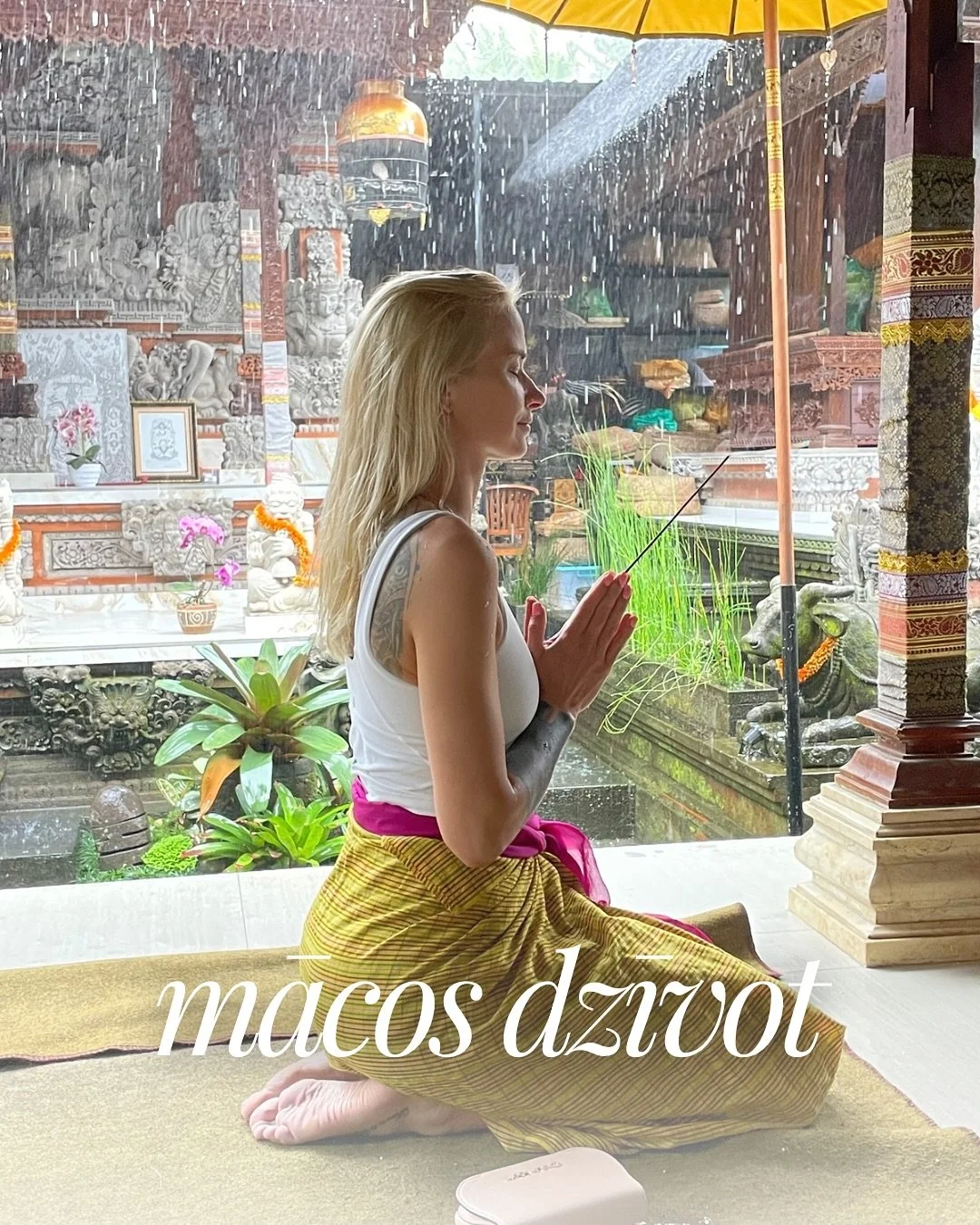 Pēc septembra ceļojuma uz Bali man sākās jauna dzīve.
Gan ārēji, gan iekšēji.
Sajūta, ka pasaule ir tā pati, bet realitāte - pilnīgi cita.
Vecie likumi vairs nedarbojas, un viss, pie kā pieskaros, maina formu.
Reizēm šķiet, ka viss b