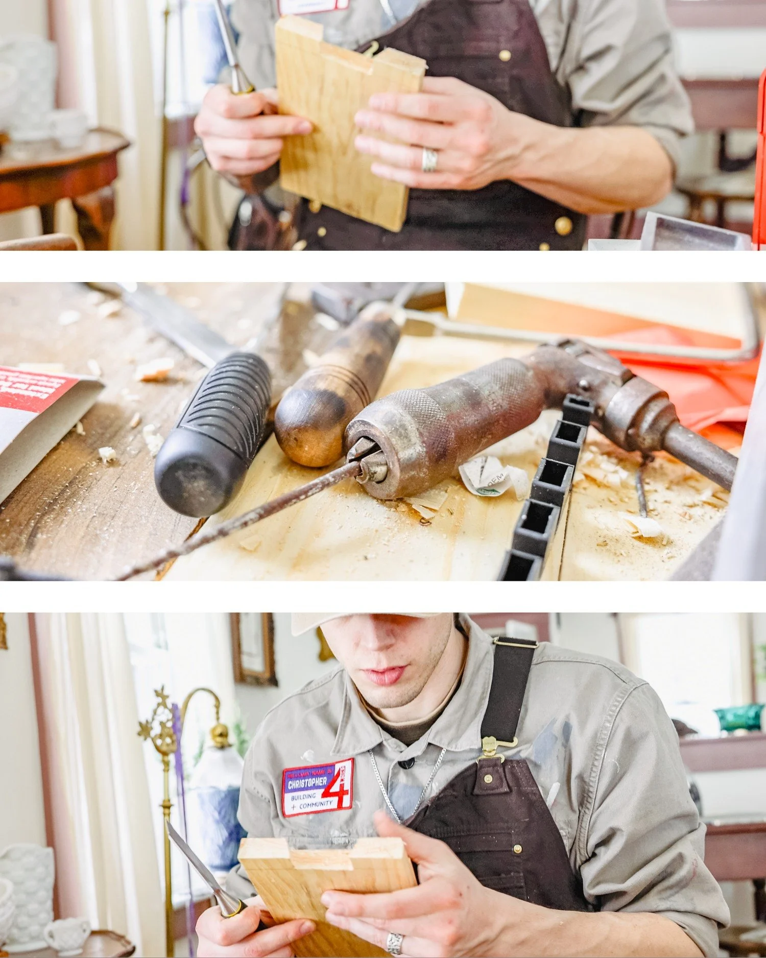 No shortcuts here, just sharp tools, steady hands, and time-tested technique.  Using restored antique hand tools, we cut these dovetails the old-fashioned way, bringing strength, precision, and a deep respect for the craft to every joint.

Because so