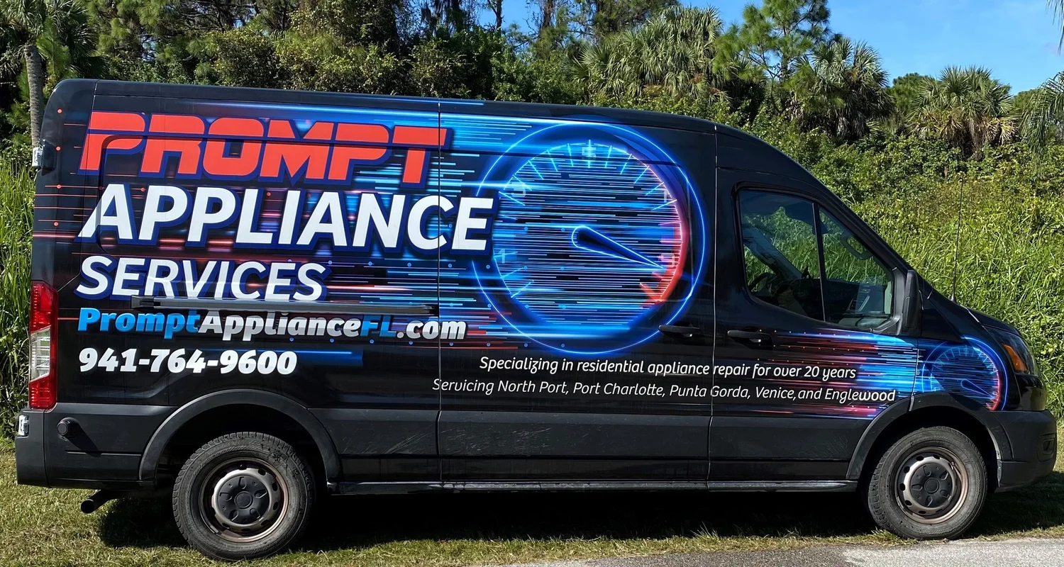 Prompt Appliance Services work van