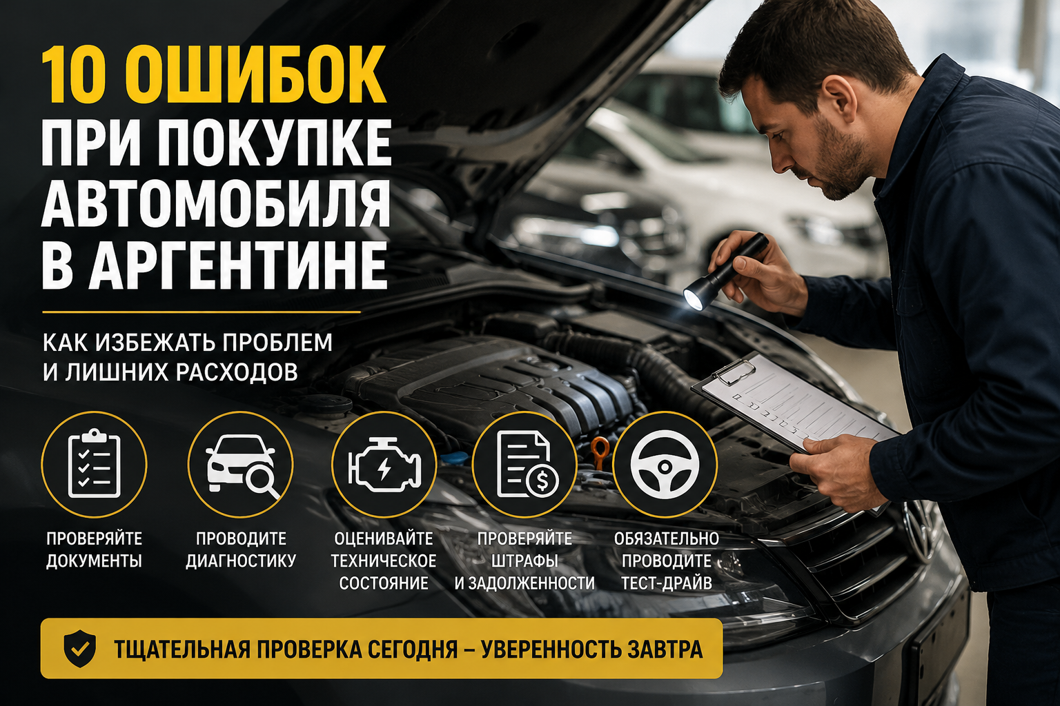 10 ошибок при покупке автомобиля в Аргентине