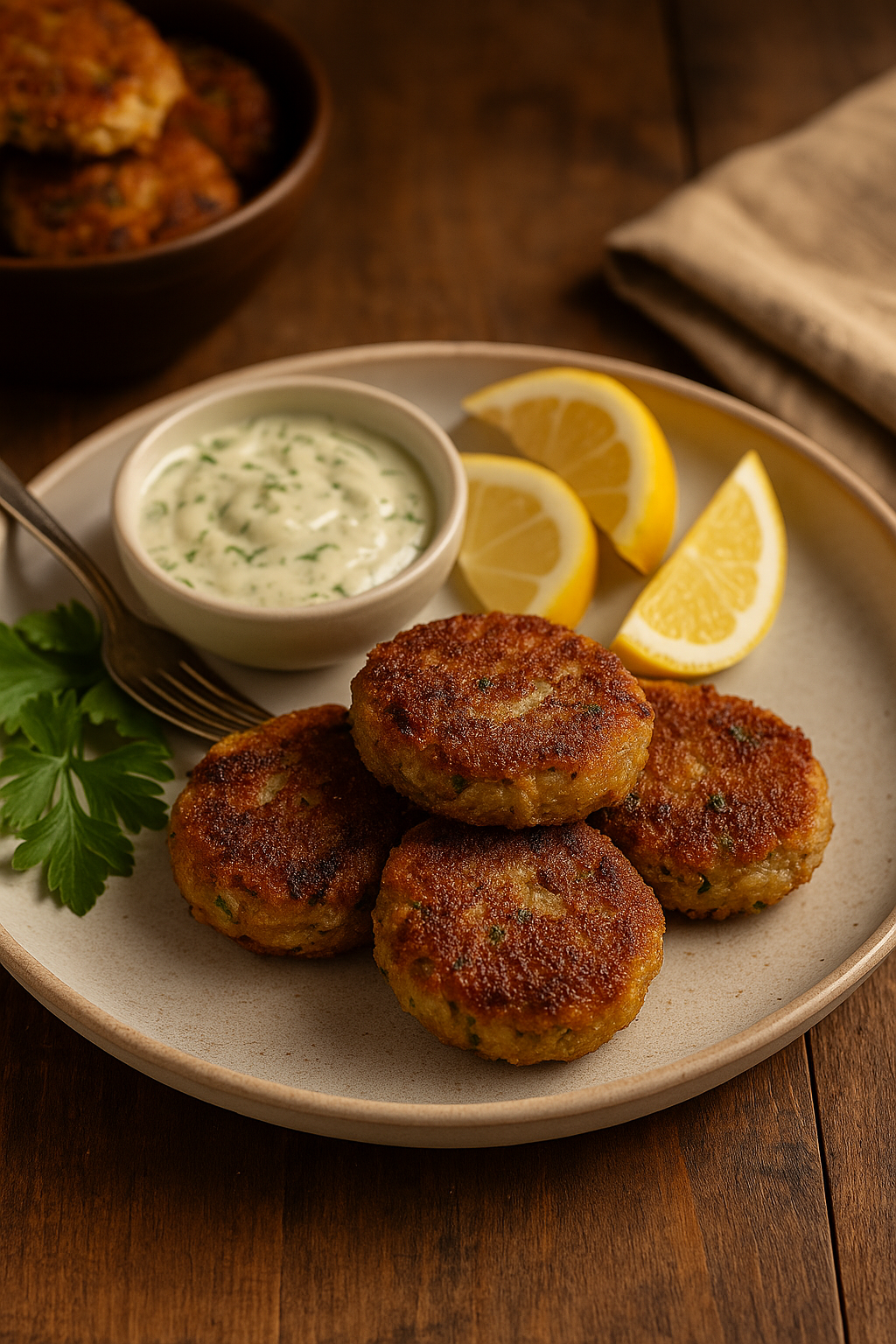Cozy Kitchen: Lion’s Mane “Crab” Cakes