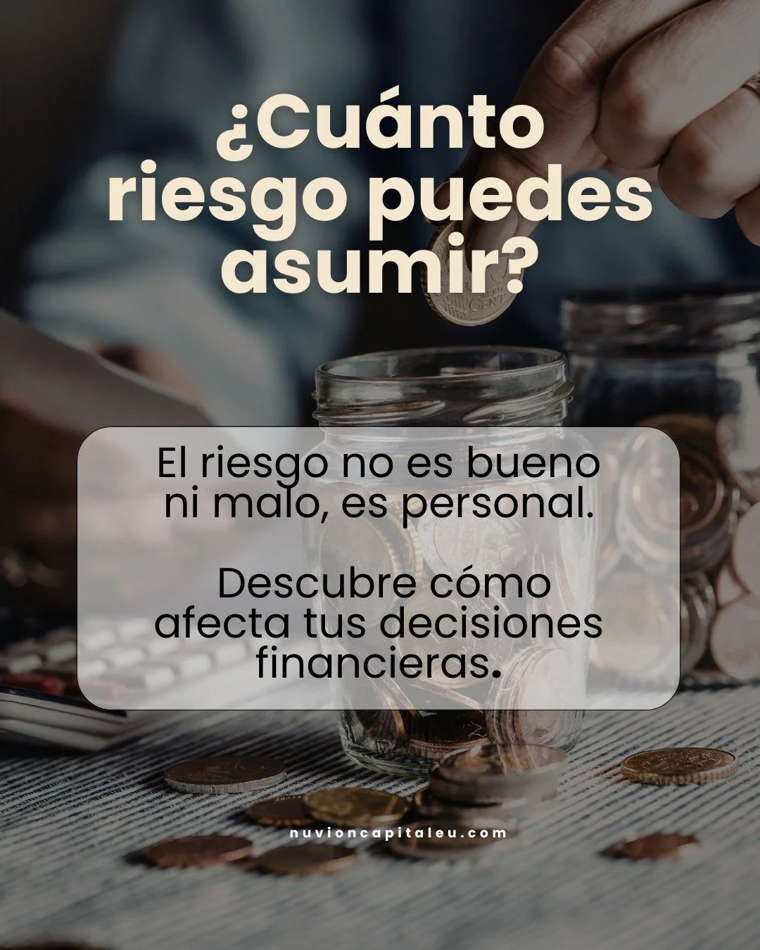 Invertir no va solo de buscar rentabilidad. Va de conocerte, entender tus objetivos y saber c&oacute;mo reaccionas cuando el mercado se mueve.

No todas las personas tienen la misma tolerancia al riesgo, ni todas las estrategias encajan en cualquier 