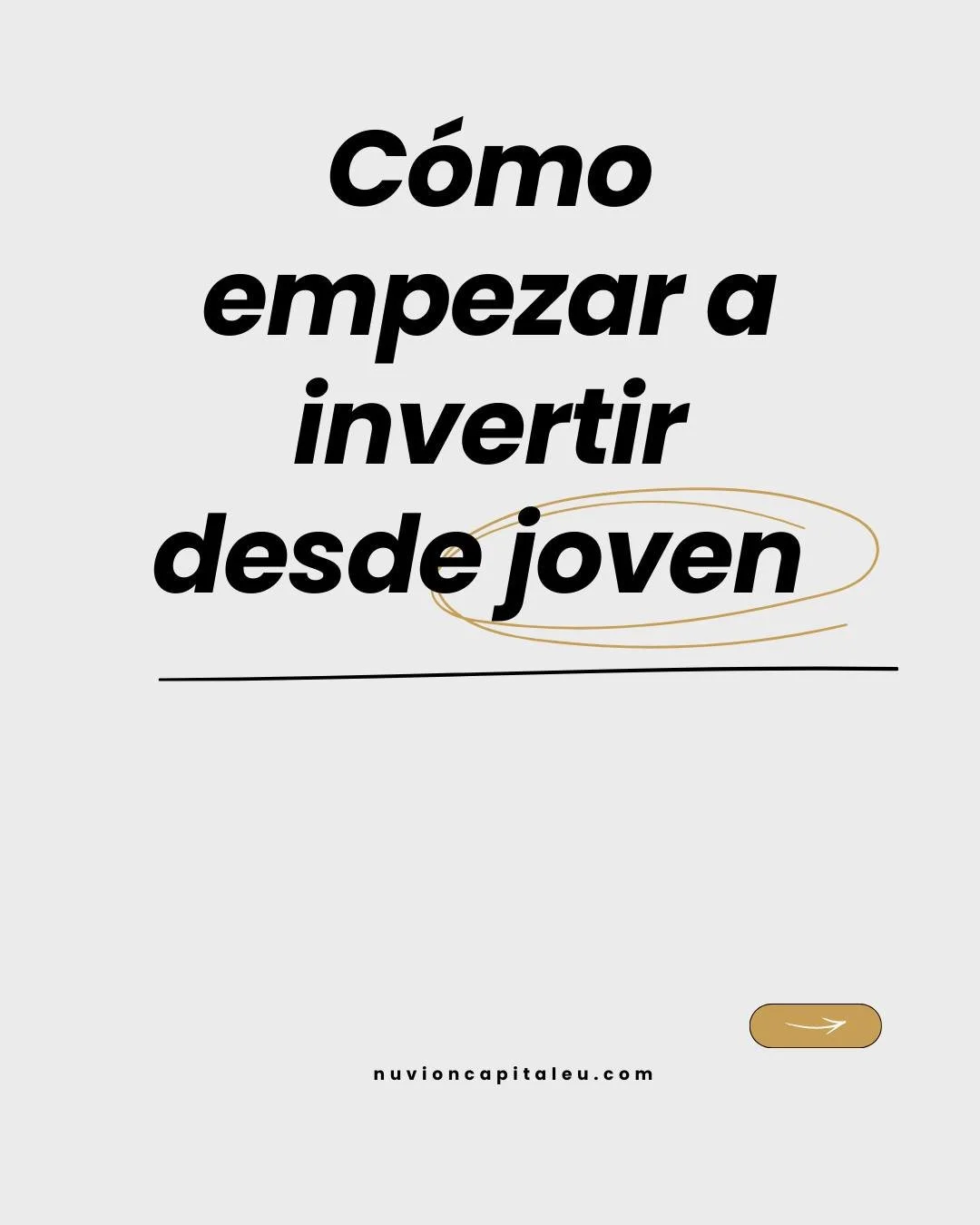 No se trata de tener grandes cantidades de dinero, sino de empezar con mentalidad, informaci&oacute;n y constancia. El tiempo es uno de los mayores aliados cuando decides dar tus primeros pasos financieros.

Cuanto antes entiendas c&oacute;mo funcion