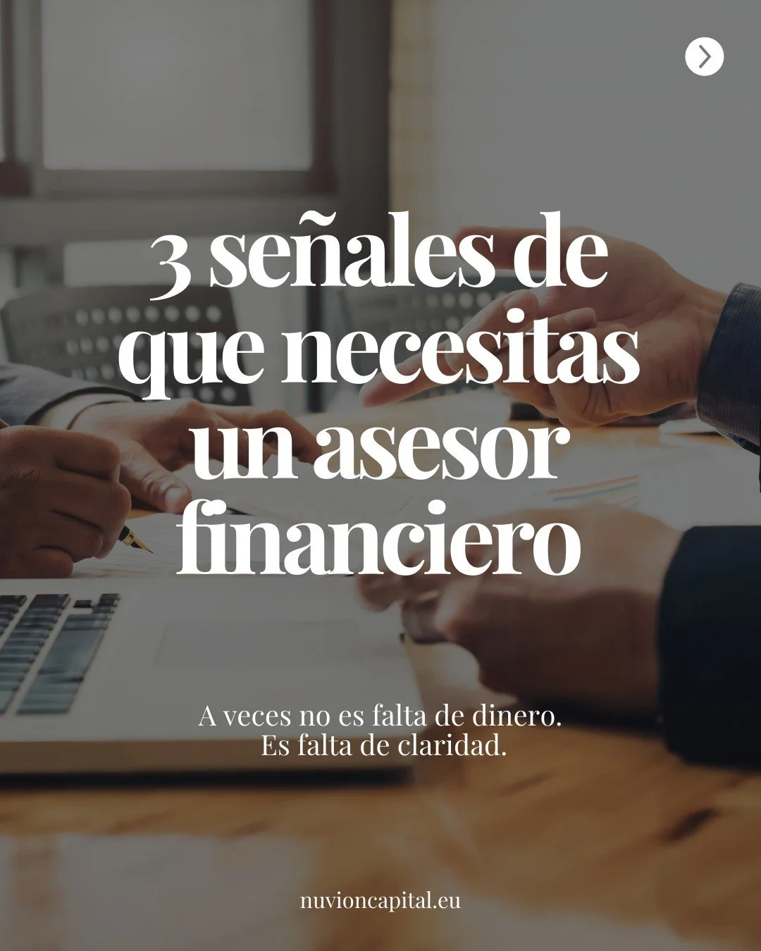 No siempre necesitas ganar m&aacute;s. A veces necesitas claridad.

Muchas personas gestionan su dinero solas durante a&ntilde;os&hellip; hasta que se dan cuenta de que avanzar sin estrategia tiene un l&iacute;mite.

Contar con asesoramiento financie