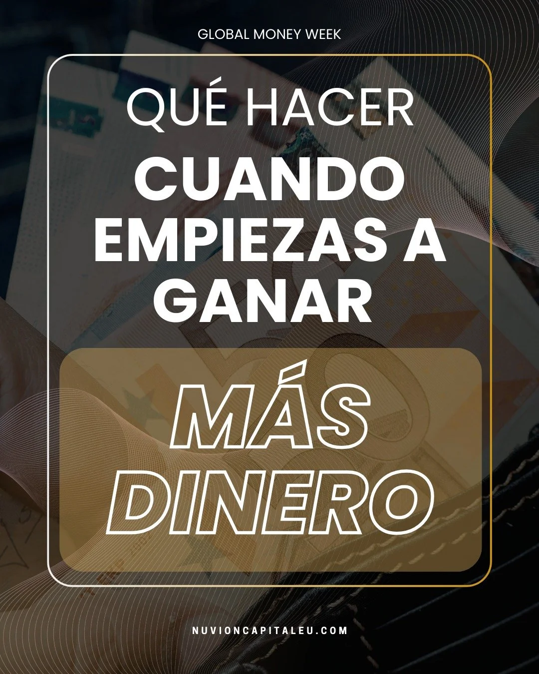 Esta semana celebramos la Global Money Week.

Una iniciativa internacional que busca acercar la educaci&oacute;n financiera a las personas y ayudar a tomar decisiones m&aacute;s conscientes con el dinero.

Hoy hablamos de algo que muchos experimentan
