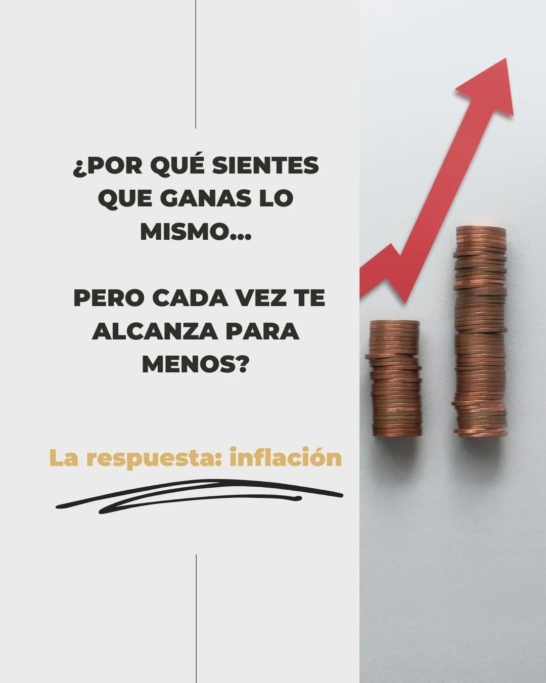 C&oacute;mo afecta la inflaci&oacute;n a tu salario real

📉 No se trata solo de cu&aacute;nto ganas, sino de lo que puedes hacer con ese dinero.

Muchas veces mantenemos el mismo nivel de ingresos y pensamos que nuestra situaci&oacute;n es estable&h