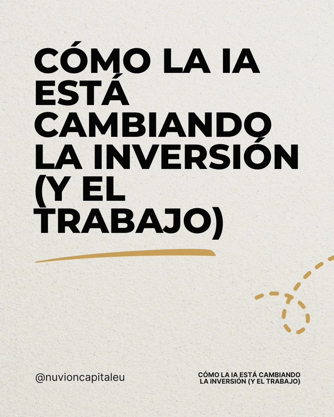 🤖📊 La inteligencia artificial ya est&aacute; cambiando la forma en la que se invierte y se trabaja.

El acceso a la informaci&oacute;n, la velocidad de an&aacute;lisis y la forma de tomar decisiones han evolucionado en muy poco tiempo. Hoy todo es 