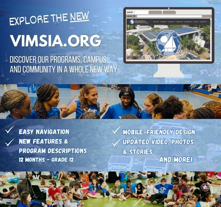 Our school&rsquo;s new website is officially LIVE! 

╰┈➤ˎˊ˗  VIMSIA.ORG 

Designed with our families and the many stories of VIMSIA in mind, we hope it reflects the spirit and warmth of the students, faculty, and staff who make this place so special.