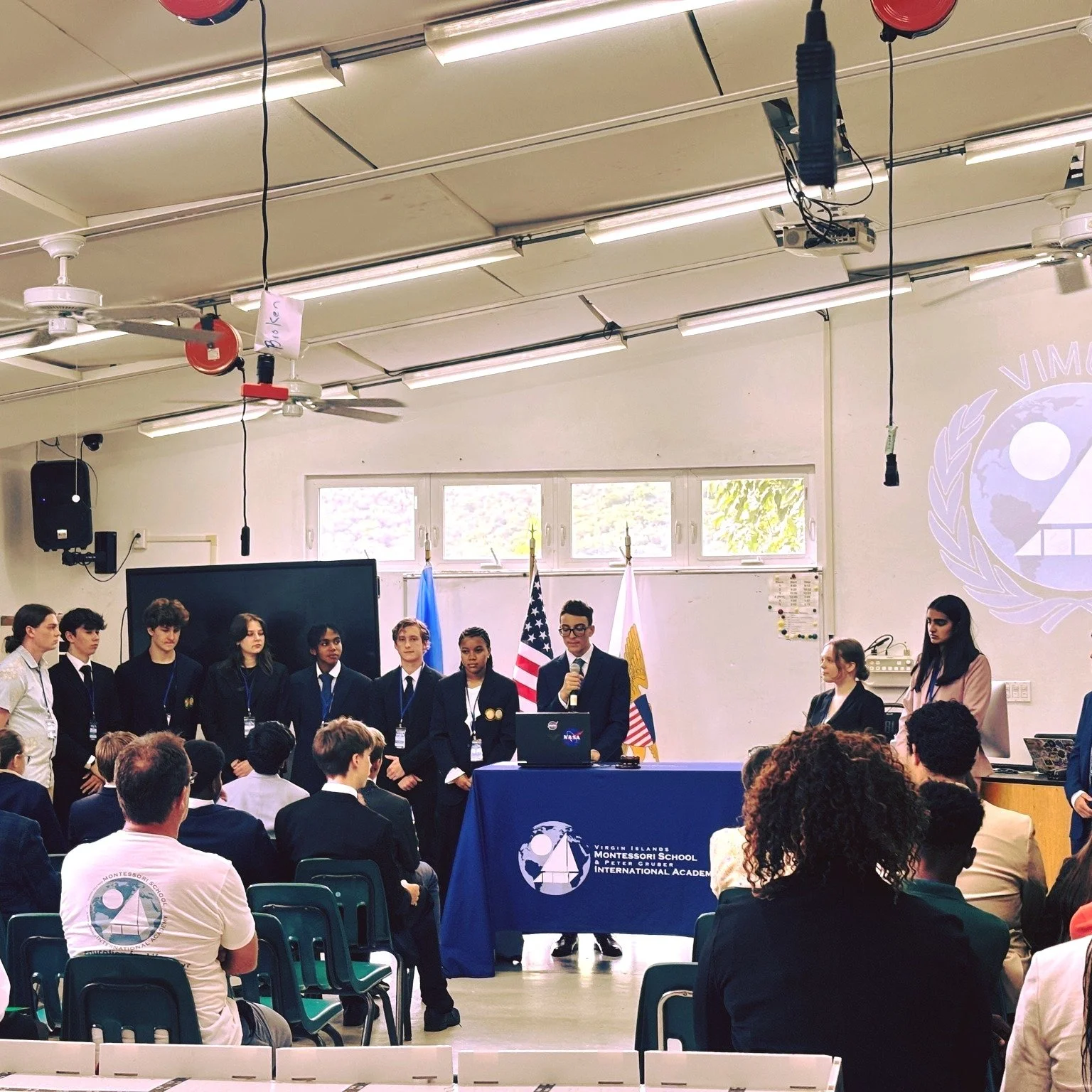 We are incredibly proud to announce the success of our second annual @modelunitednations.mun Conference, VIMUN II 2026, held on campus this past Friday and Saturday. 

This entirely student-run event brought together PGIA students from grades 6&ndash